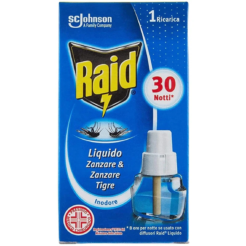 Raid Insetticida Diffusore + Ricaric Liquida 30 NOTTI in offerta da Maury's