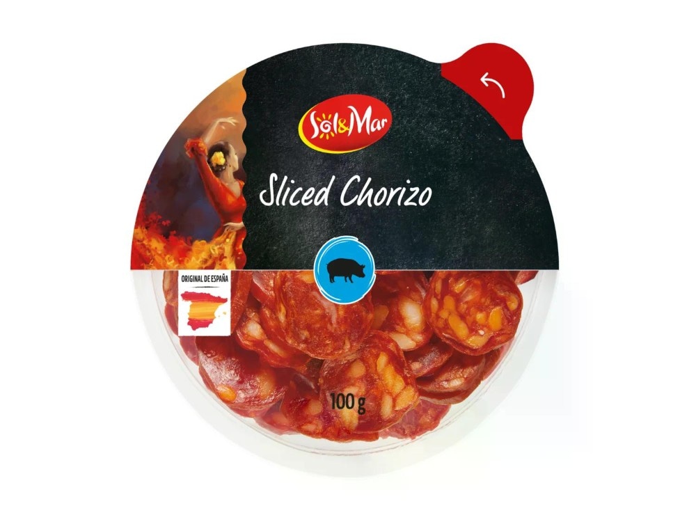 Chorizo affettato 100 g Sol&Mar in offerta da Lidl