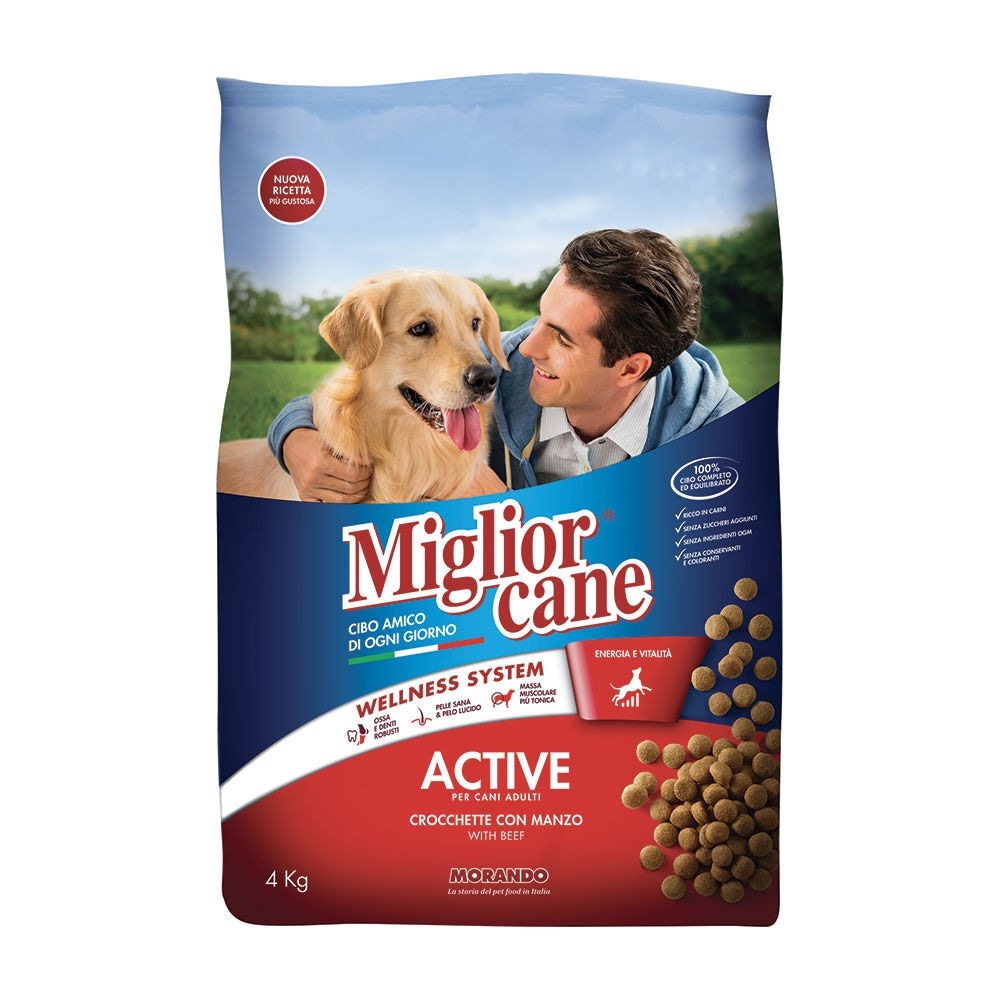 Alimento secco per cani Active Miglior Cane 4 kg in offerta da Coop