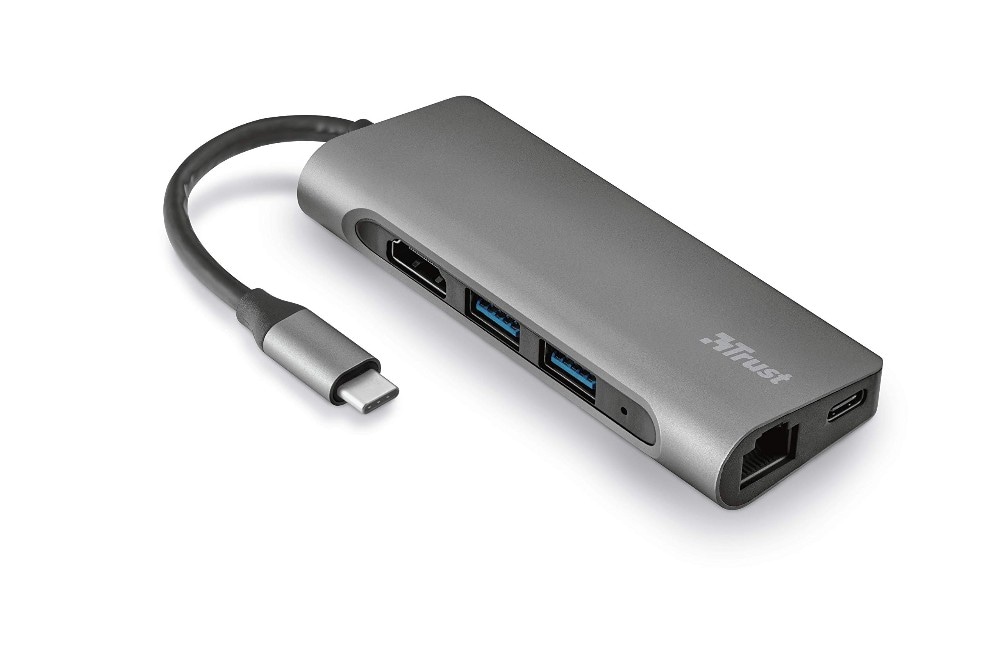 Dalyx adattatore multiporta USB-C 7-in-1 TRUST in offerta da Unieuro