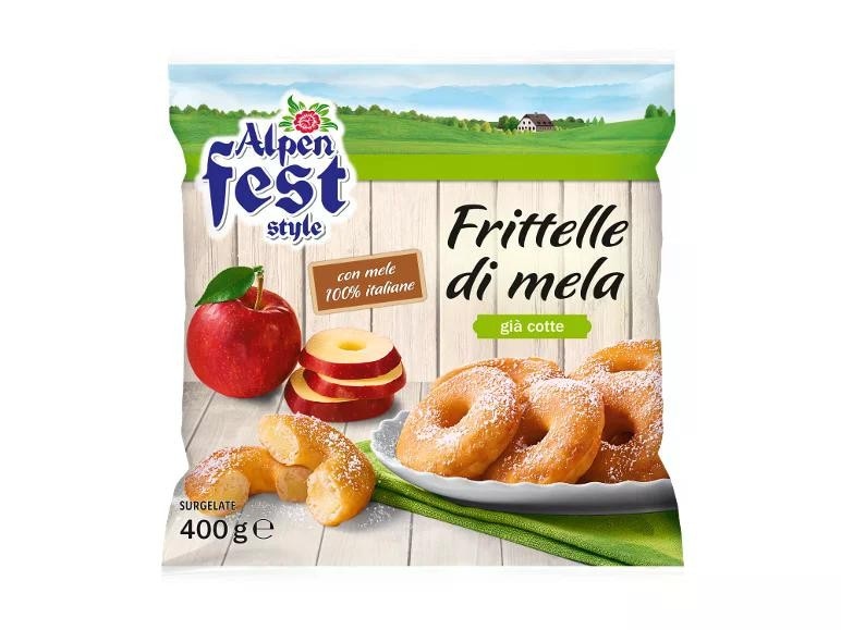 Frittelle di mela 400 g confezione Alpenfest in offerta da Lidl