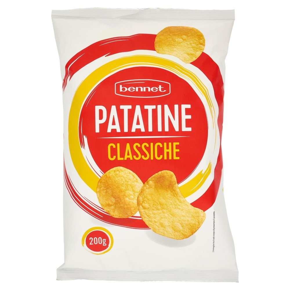 Patatine classiche 200 g in offerta da Bennet