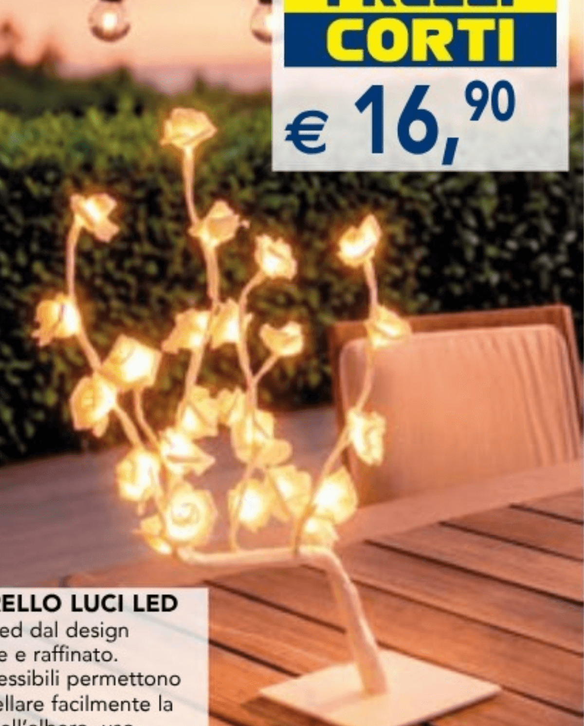 Catena luminosa 3,75 metri - Offerta nel negozio Esselunga