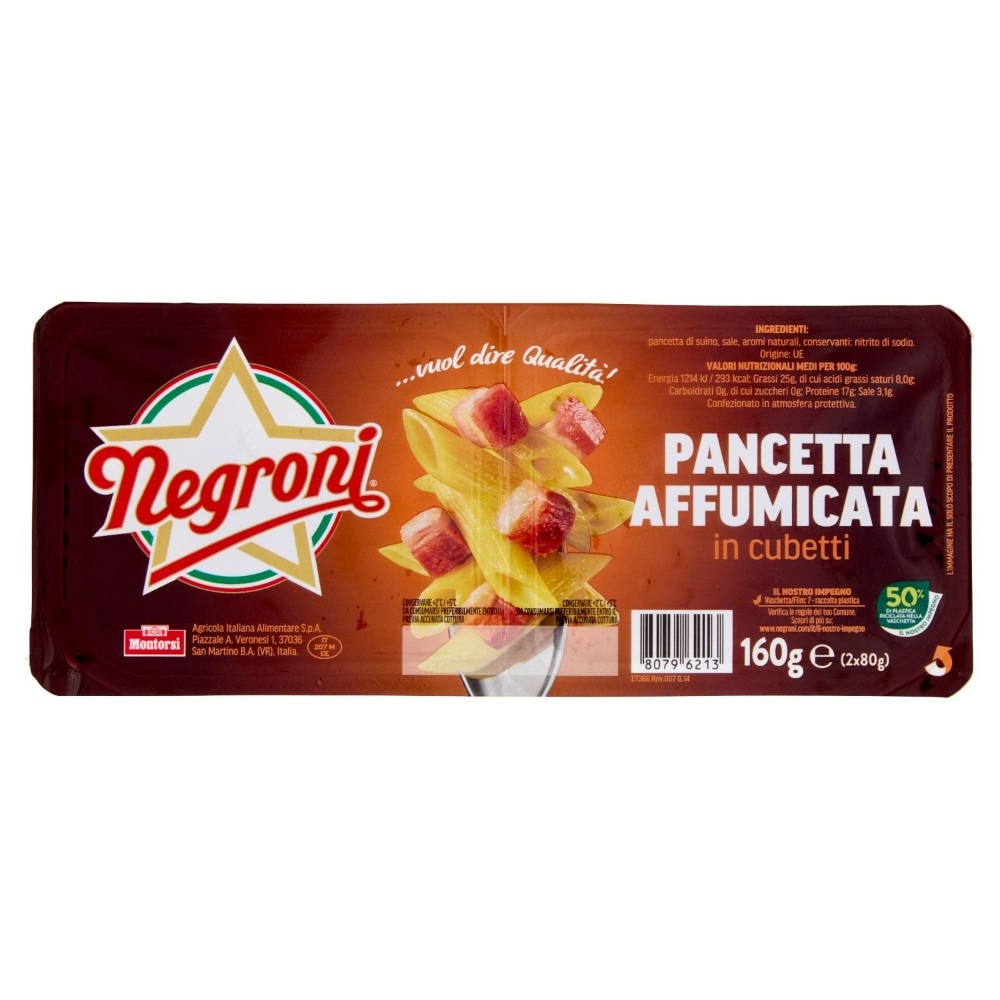 Cubetti di Pancetta Negroni 160 g in offerta da Carrefour