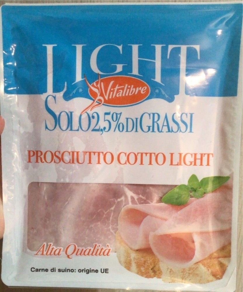 Vitalibre prosciutto cotto light alta qualità 120 g in offerta da Dpiù