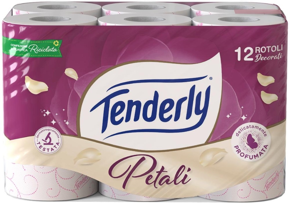 Carta Igienica Petali 12 rotoli Tenderly - Offerta nel negozio Penny