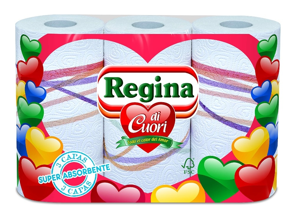 Carta Cucina Regina di Cuori 3 rotoli in offerta da Bennet