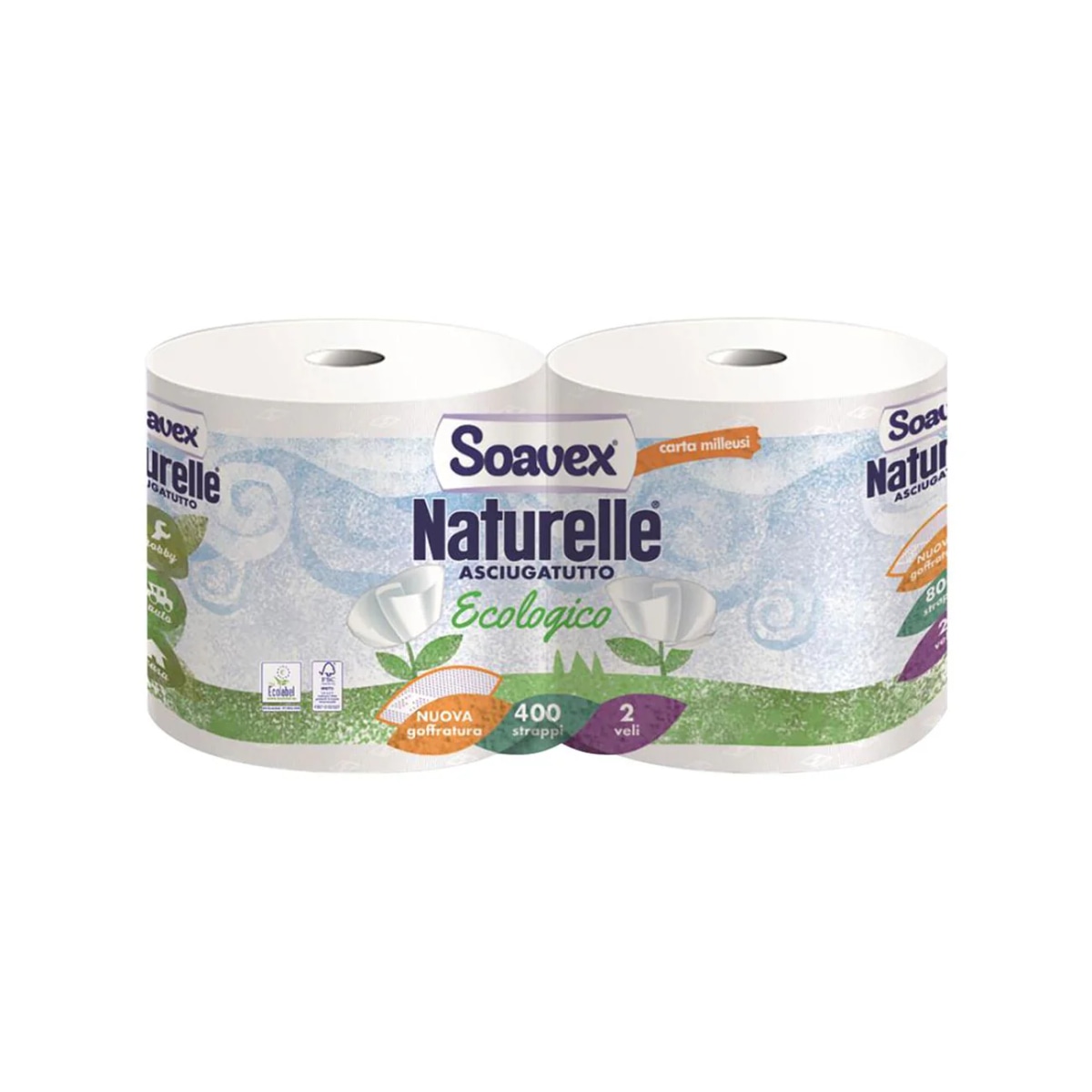 Bobina Naturelle 2 pezzi Soavex in offerta da Carrefour