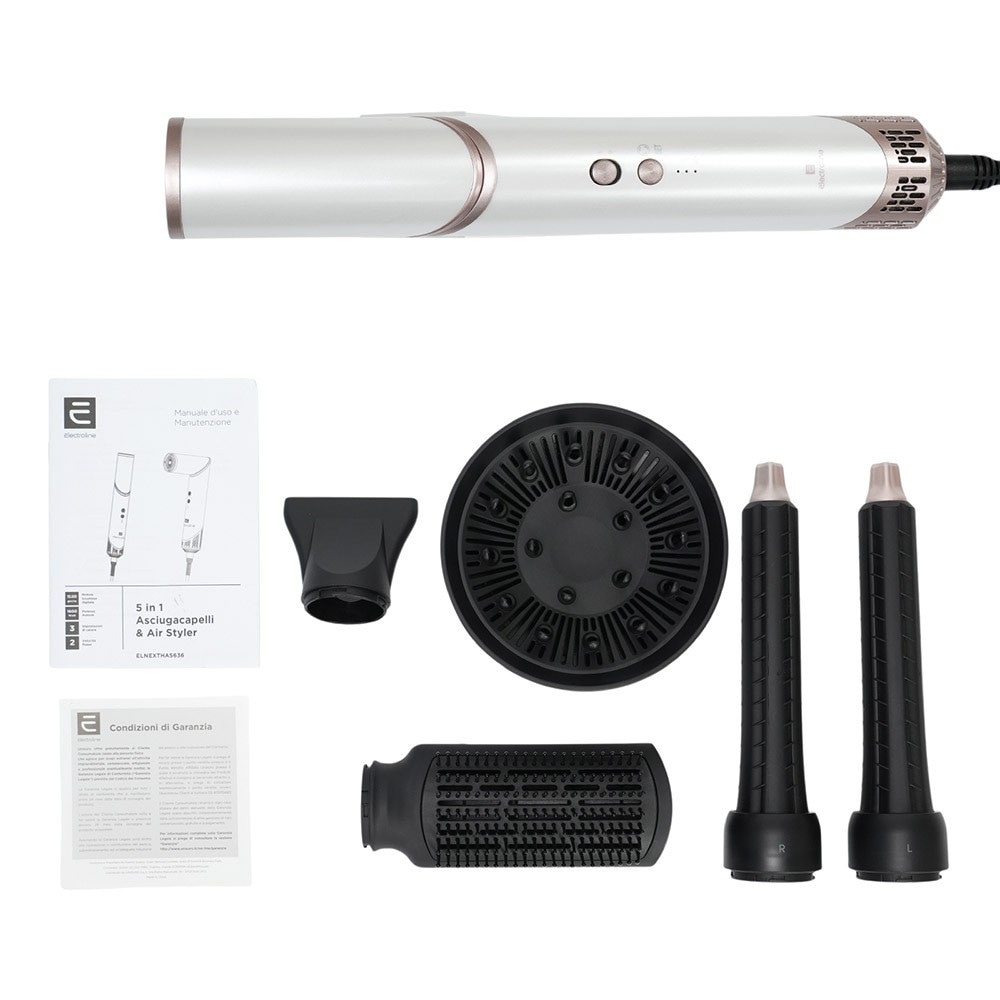 5 in 1 Asciugacapelli & Air Styler EXTHAS636 - Offerta nel negozio Unieuro