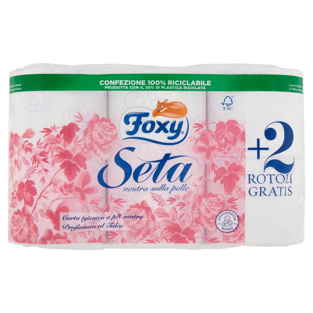 Foxy Seta Carta Igienica 4+2 maxi rotoli in offerta da Happy Casa