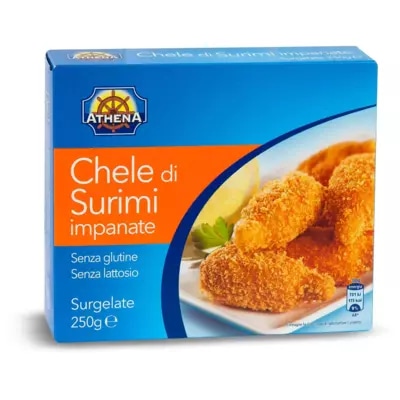 Chele di Surimi 250 g Athena in offerta da Eurospin