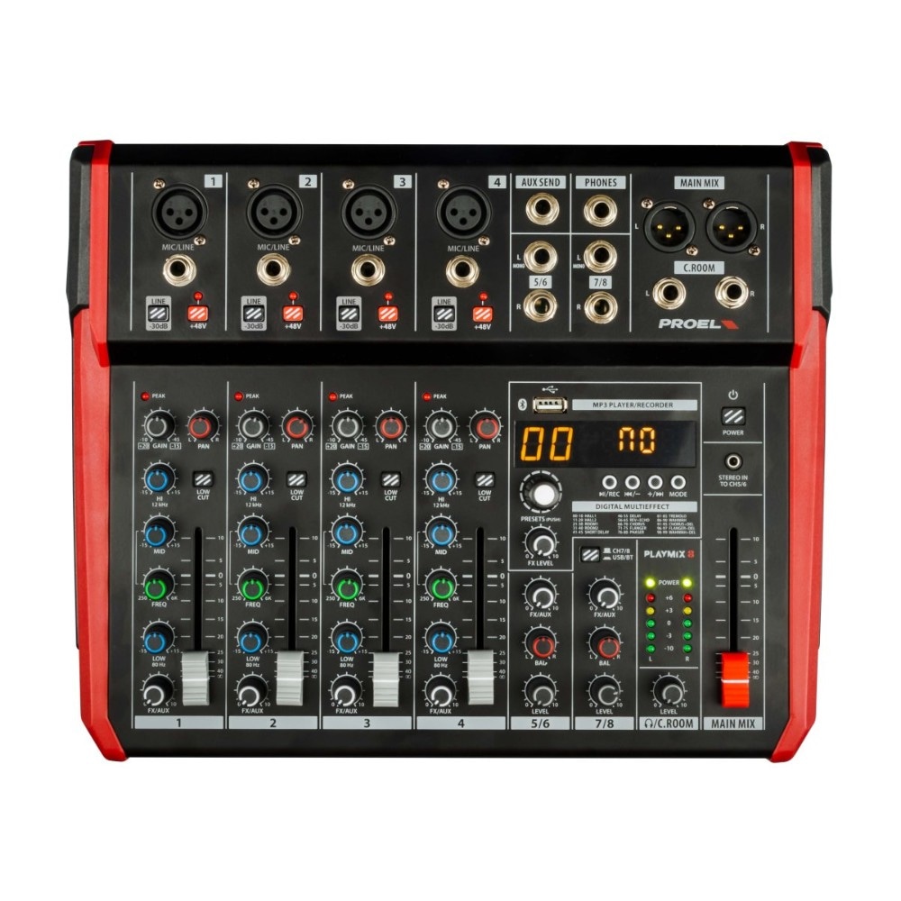 Playmix8 Mixer 8 canali Proel in offerta da Euronics