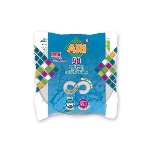 Ari Piatti Riutilizzabili 50 pezzi - Offerta nel negozio Happy Casa
