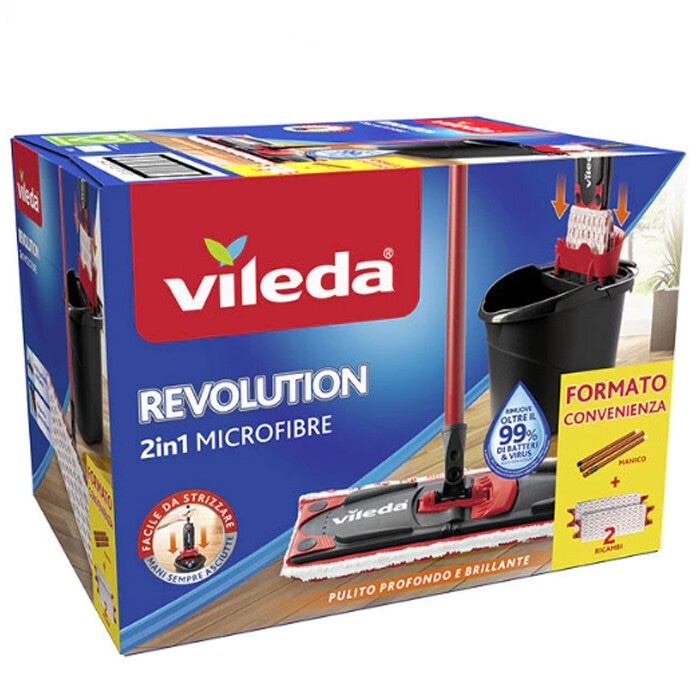 Sistema Lavapavimenti Completo Revolution o ricambio Vileda in offerta da Iper La grande i