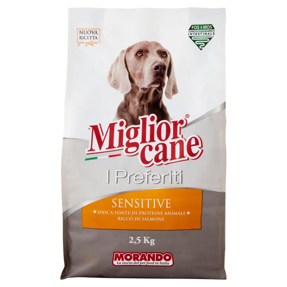 Crocchette per Cane Miglior Cane I Preferiti Sensitive Morando 2500 g Morando Miglior Cane in offerta da Il Gigante