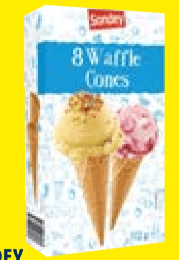 Coni di cialda 112 g confezione Sondey in offerta da Lidl