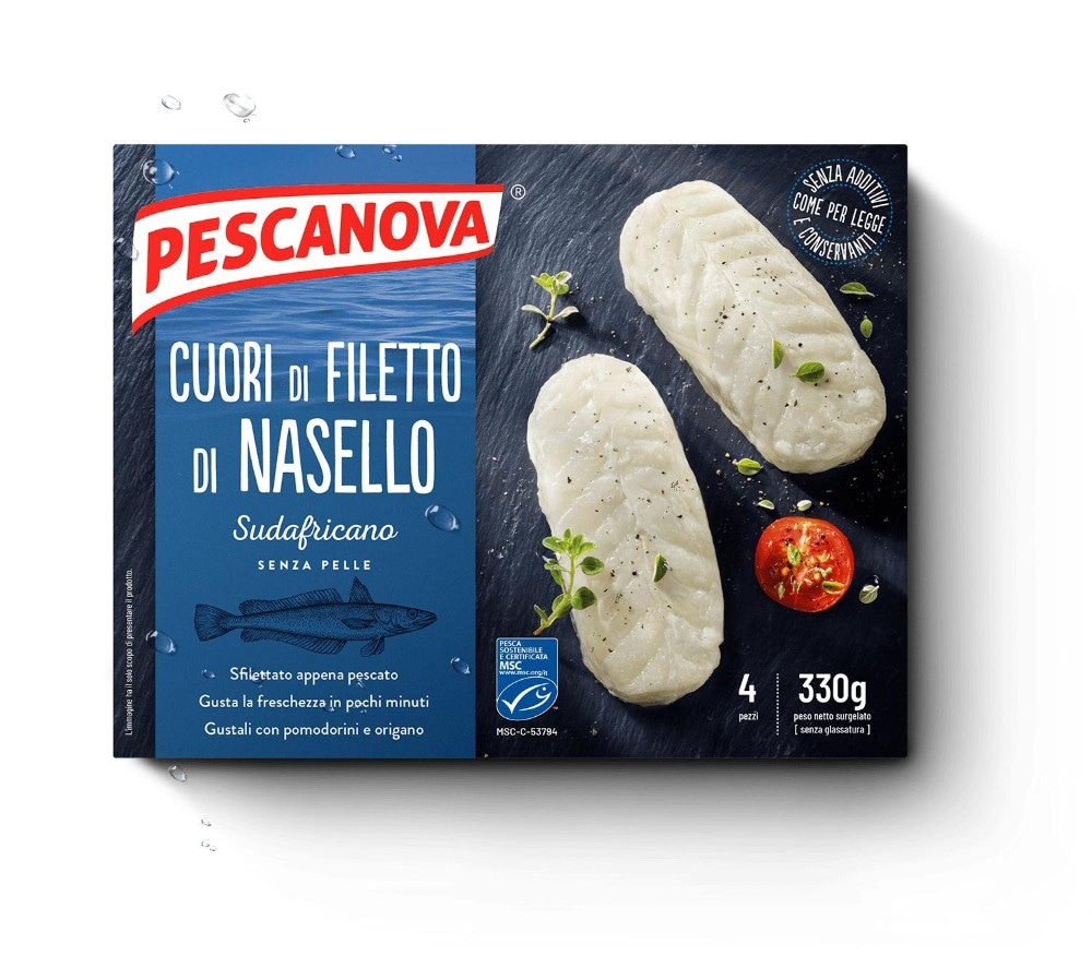 Cuori di filetti nasello MSC Pescanova 330 g in offerta da Carrefour