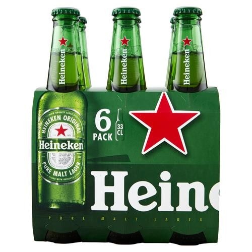 Birra lager original Heineken 33 cl x 6 in offerta da Iper La grande i