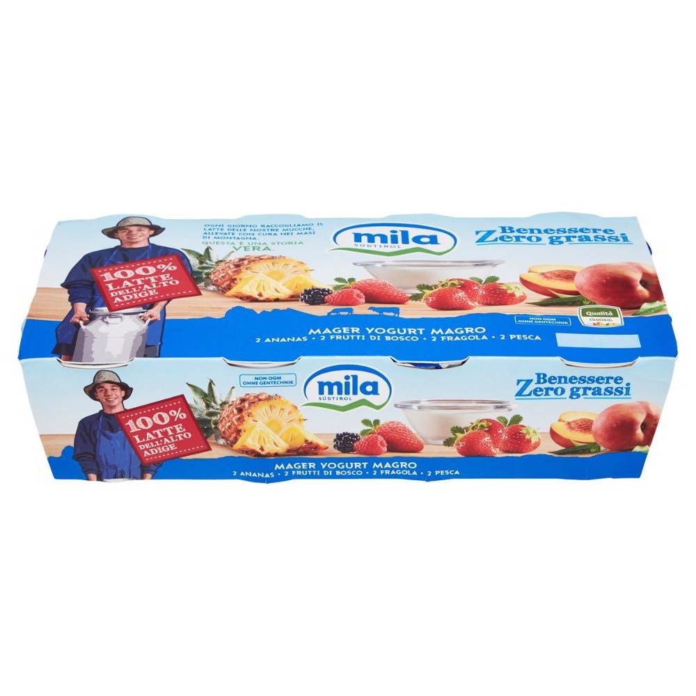 Yogurt intero o zero grassi gusti assortiti 125 g x8 in offerta da Iper La grande i