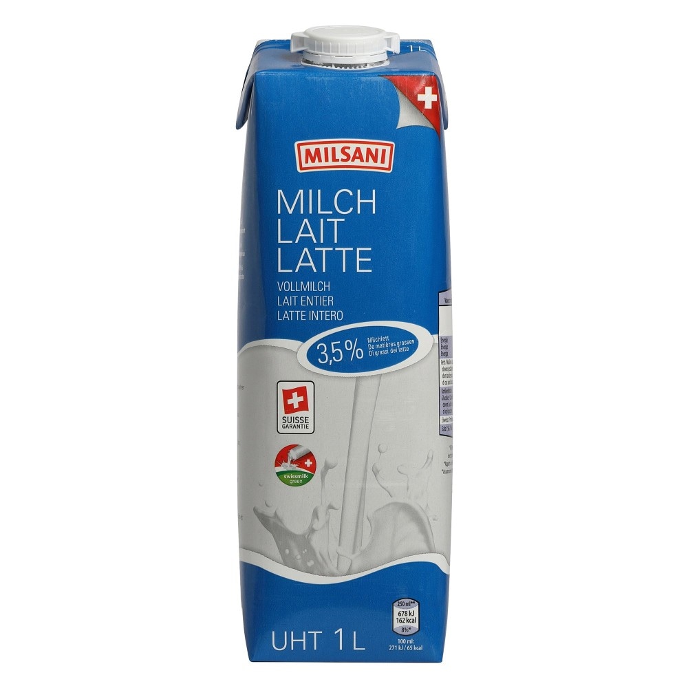 Milsani latte intero UHT 1 litro in offerta da ALDI
