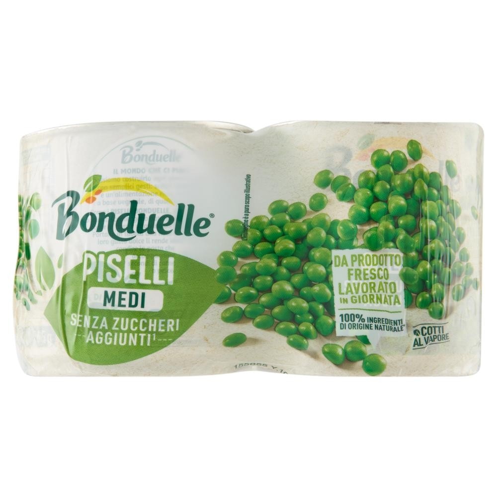 Piselli medi a vapore Bonduelle 2 x 305 g in offerta da Coop