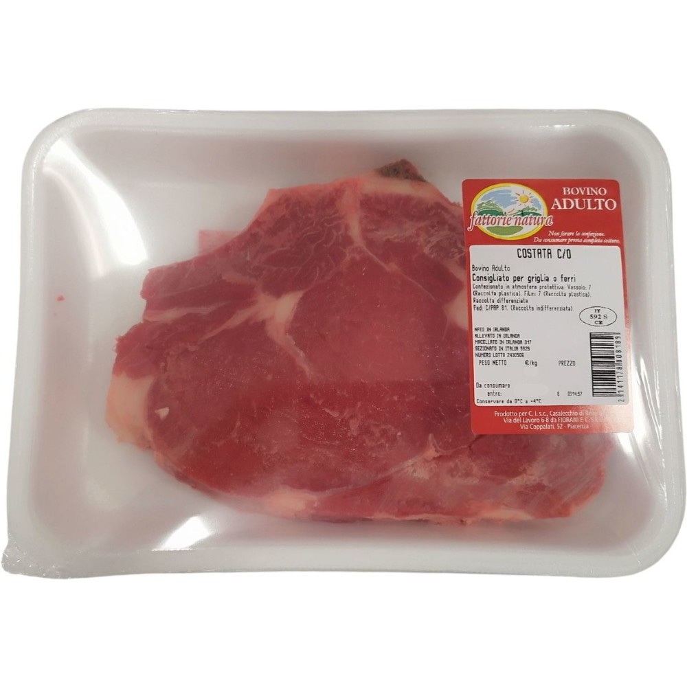 Costata di bovino adulto Fattorie Natura in offerta da Coop