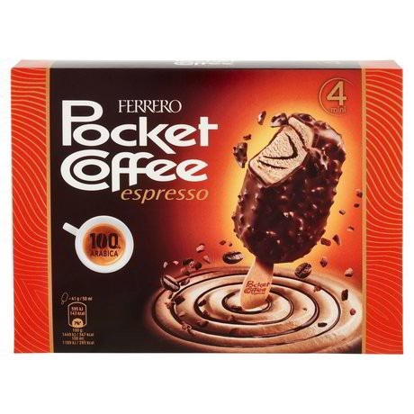 Pocket Coffee Ice Cream Ferrero 164 g in offerta da Carrefour