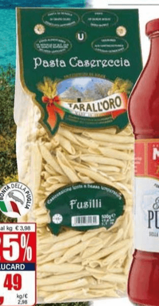Pasta Casereccia di Semola Tarall'Oro 500 g in offerta da Il Gigante