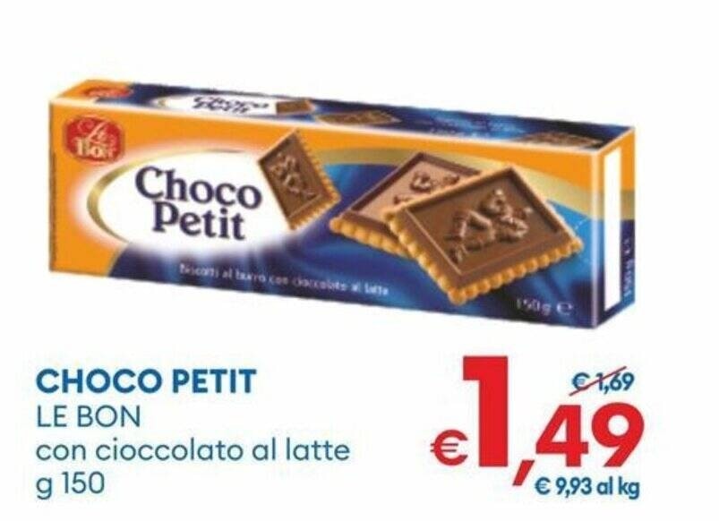 Choco Petit Le Bon 150 g in offerta da MD