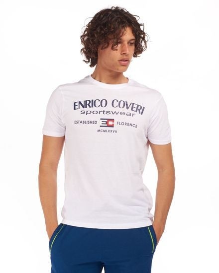T-Shirt Uomo e Donna Manica Corta Enrico Coveri - Offerta nel negozio Penny