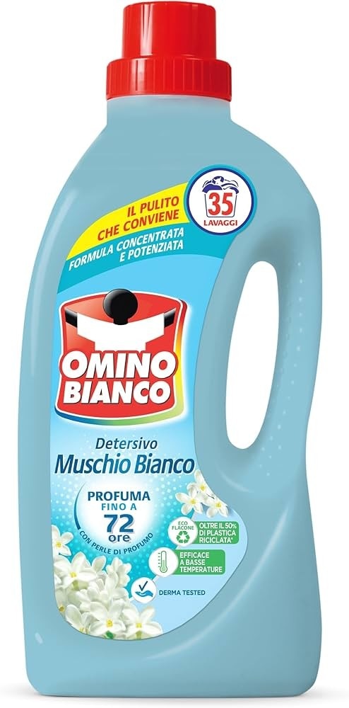 Omino Bianco detersivo 35 lavaggi in offerta da Dm