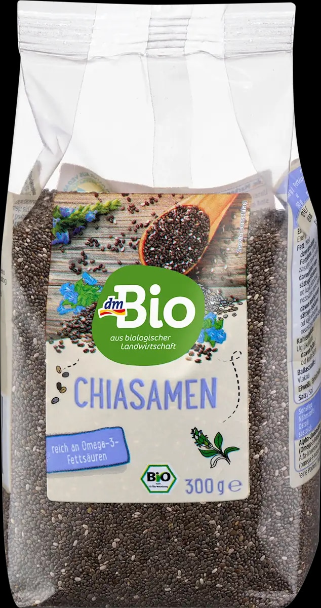 dmBio semi di chia 300 g in offerta da Dm