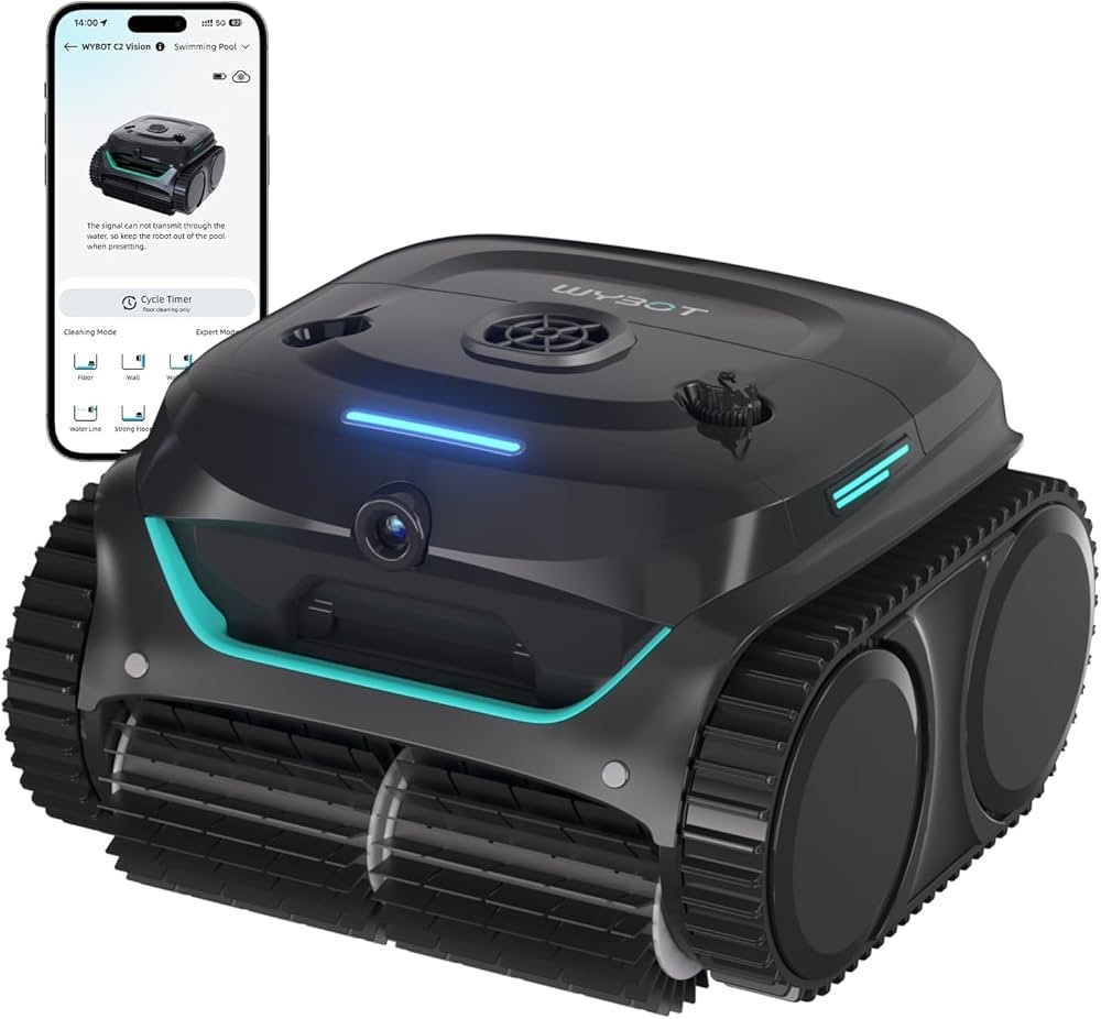 Wybot robot pulisci piscine C2Vision in offerta da Unieuro