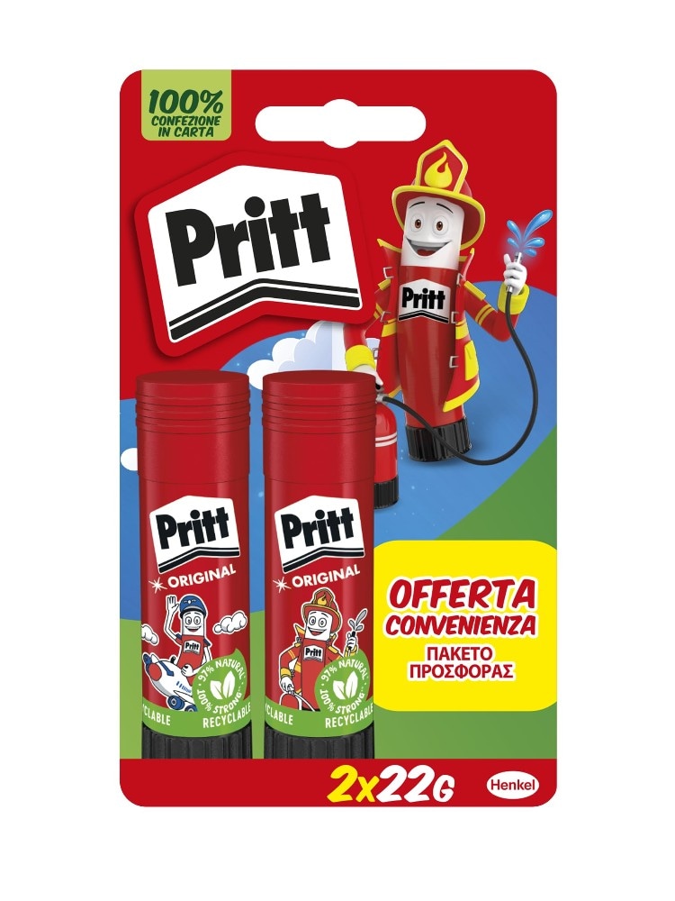 Pritt colla stick 22grx2pz in offerta da Maury's