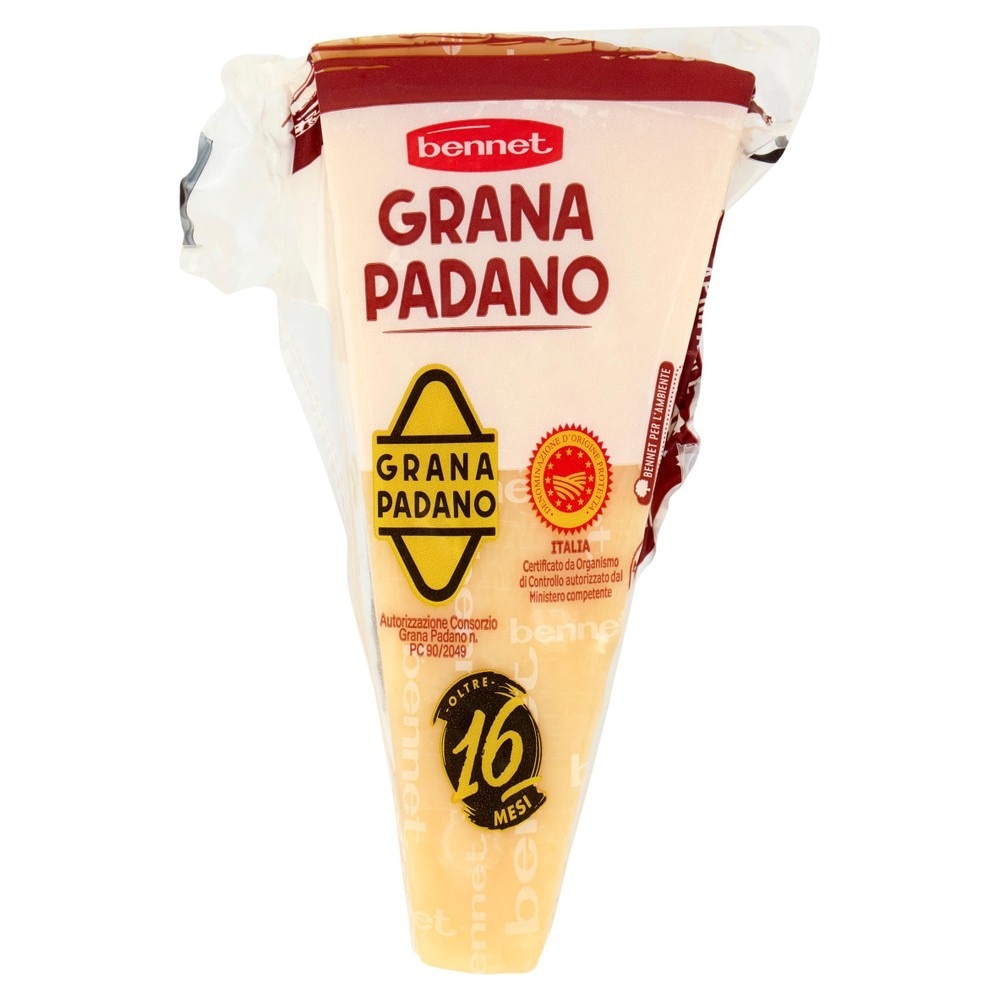 Grana Padano DOP oltre 16 mesi Bennet 300 g in offerta da Bennet