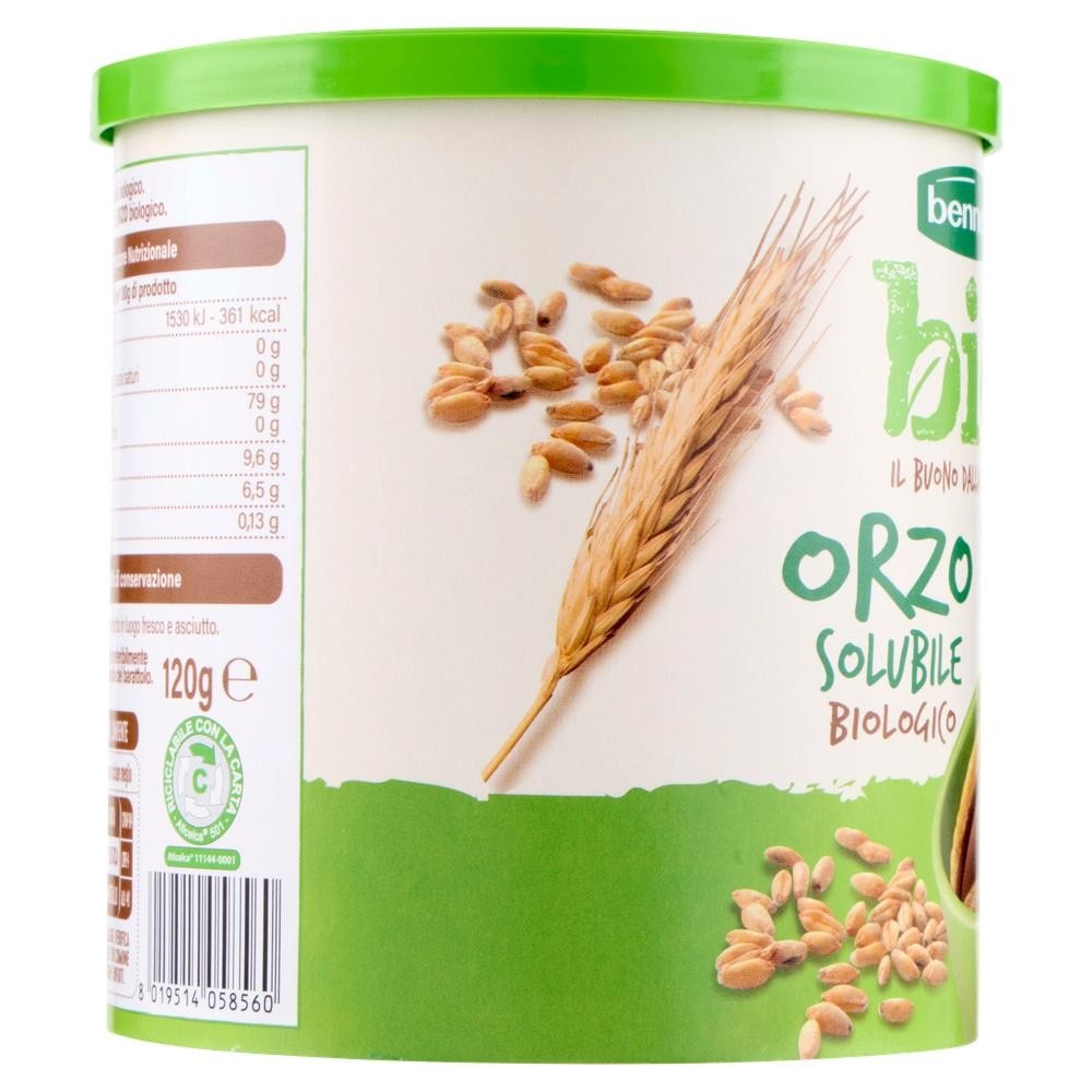 Orzo solubile biologico Bennet Bio 120 g in offerta da Bennet