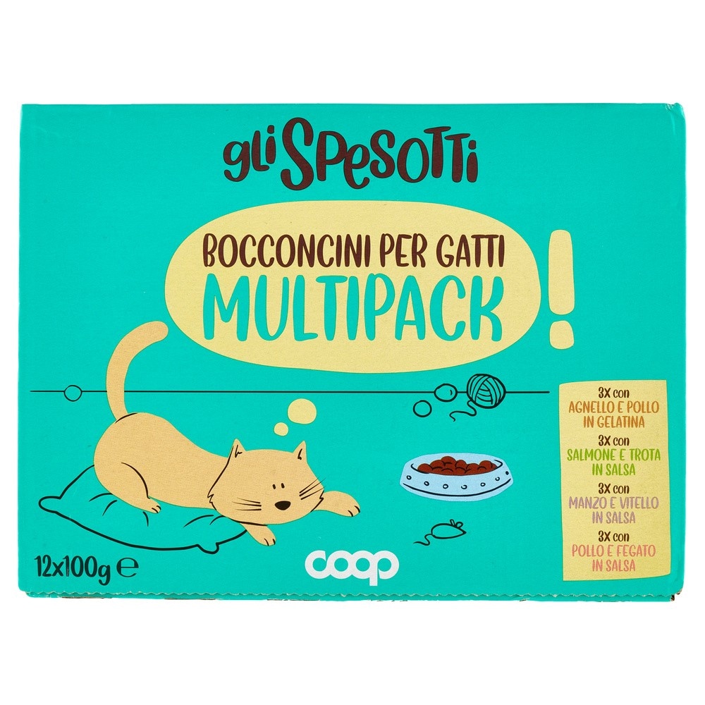 Bocconcini per gatti 12x100g Gli spesotti in offerta da Coop