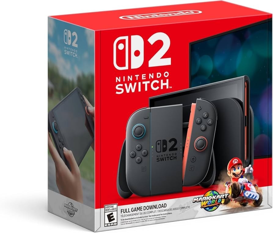 Nintendo Switch 2 + Mario Kart World Bundle in offerta da Comet