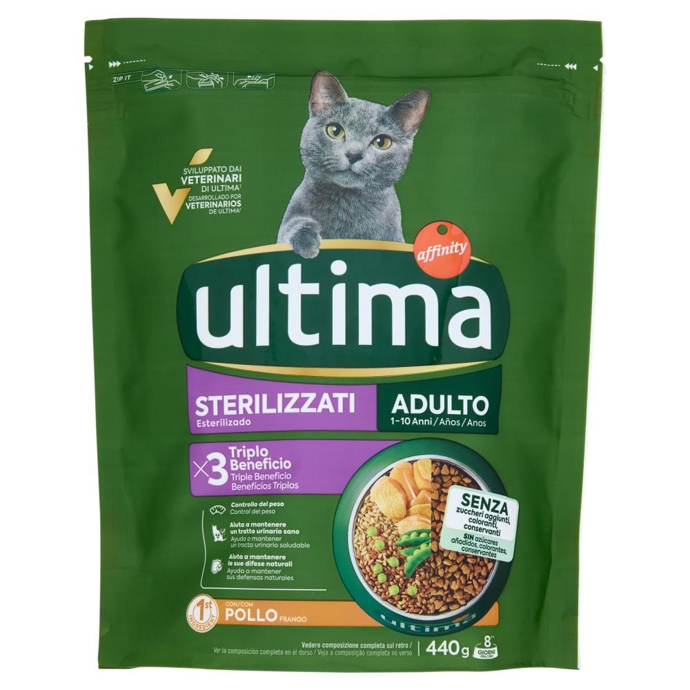 Croccantini per gatti Ultima g 440 in offerta da Panorama