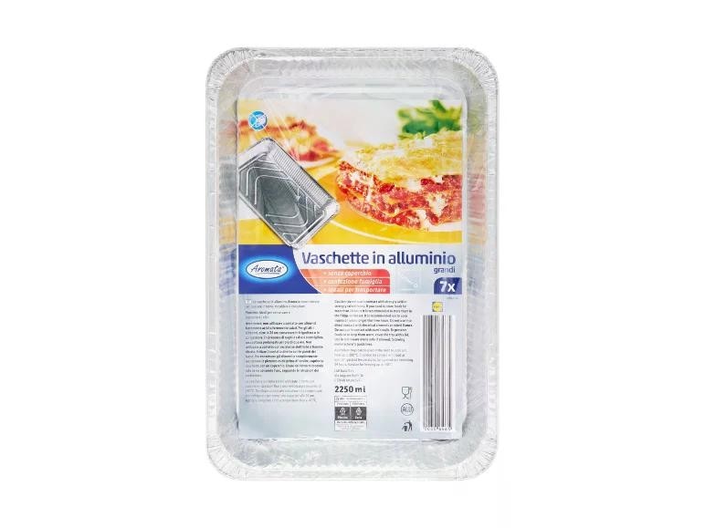 Vaschette in alluminio 7 pezzi Aromata in offerta da Lidl