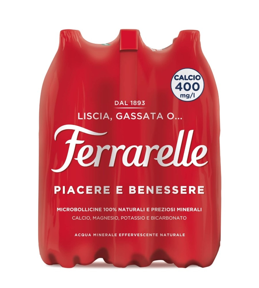 Acqua Effervescente Naturale Ferrarelle 6 pezzi da 1,5 lt cad in offerta da Carrefour