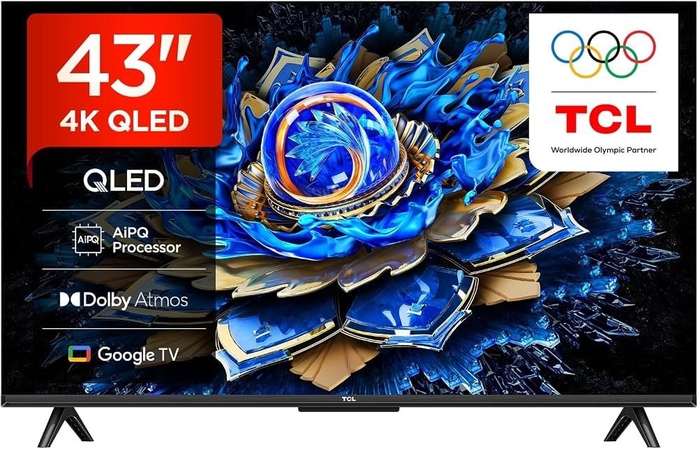 TV TCL 43T69C QLED 43" in offerta da Comet