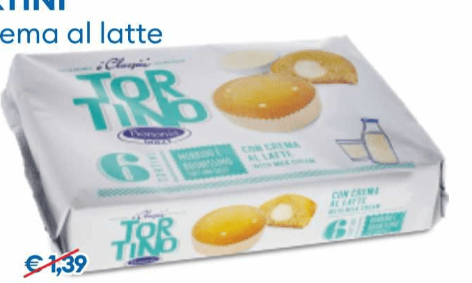 6 Tortini 240 g in offerta da MD