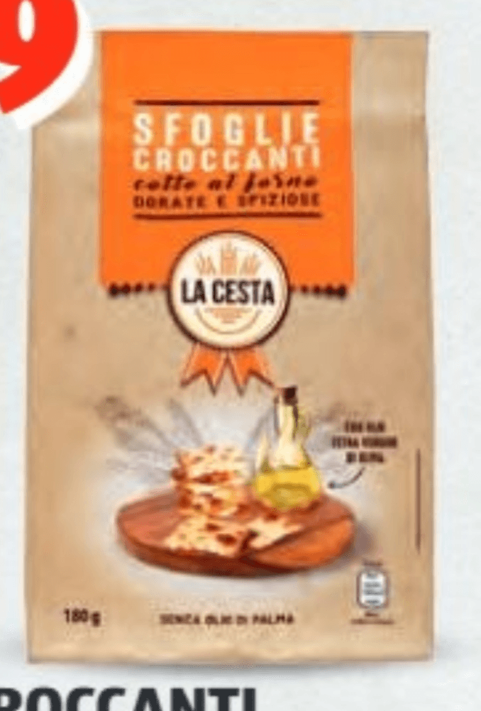Sfoglie Croccanti 180 g La Cesta - Offerta nel negozio ALDI