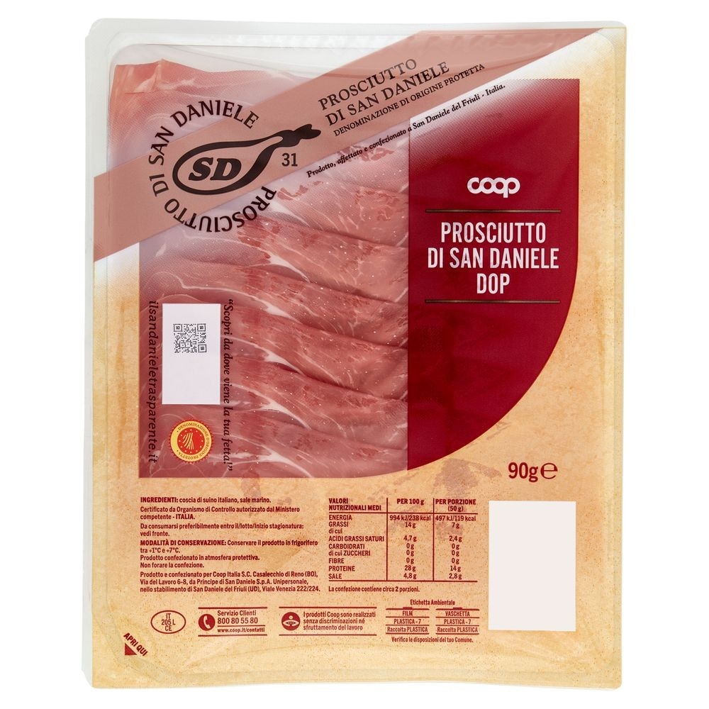 Prosciutto di San Daniele DOP 90 g in offerta da Eurospin