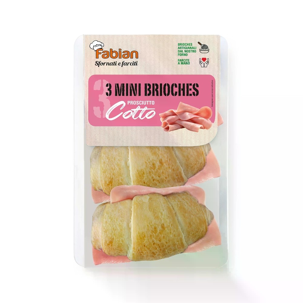 Fabian Mini Brioche con Prosciutto Cotto 110 g - Offerta nel negozio ALDI