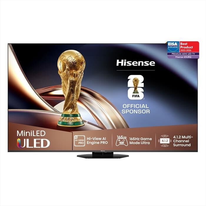 Hisense TV Mini LED 4K 65" 65U8Q 65" in offerta da Trony