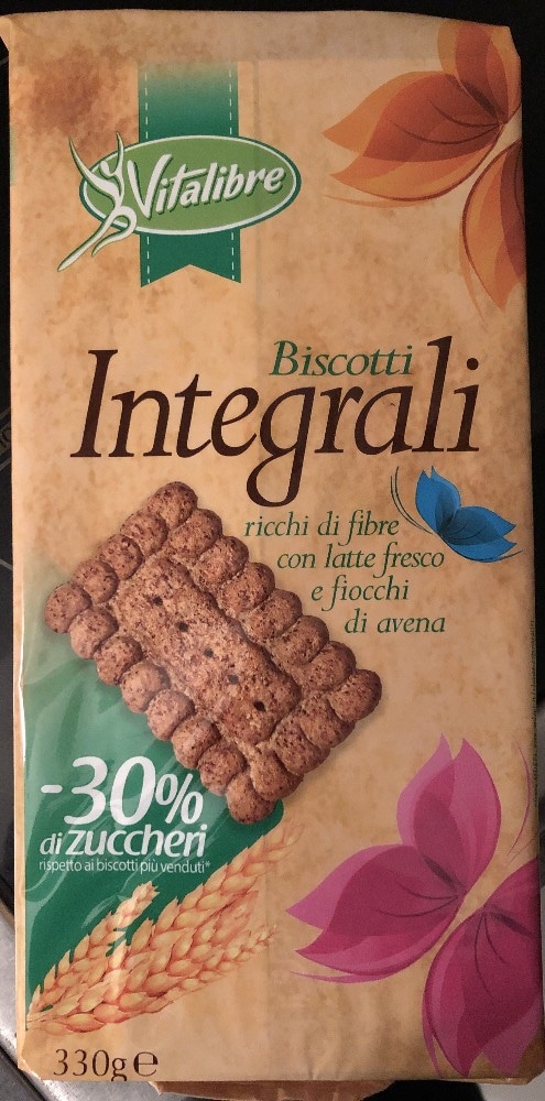Vitalibre biscotti integrali 330 g in offerta da Dpiù