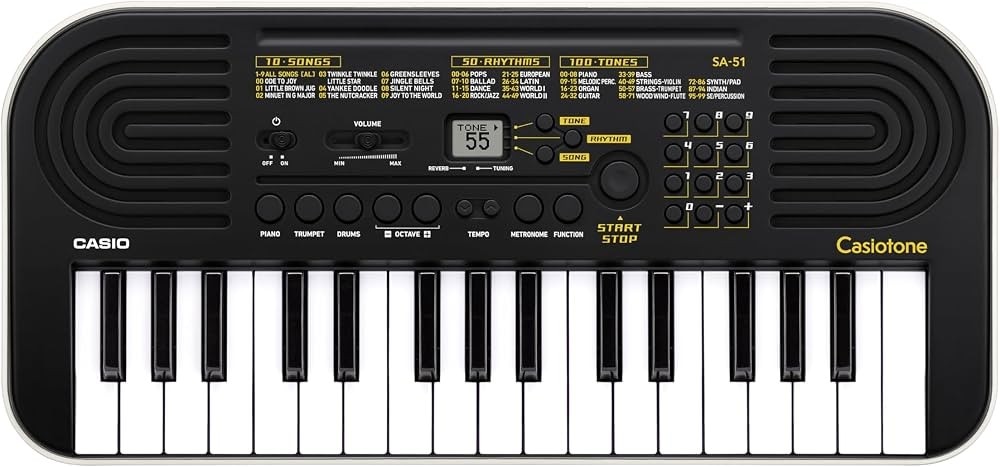 Casio Mini Tastiera SA-51 in offerta da Comet
