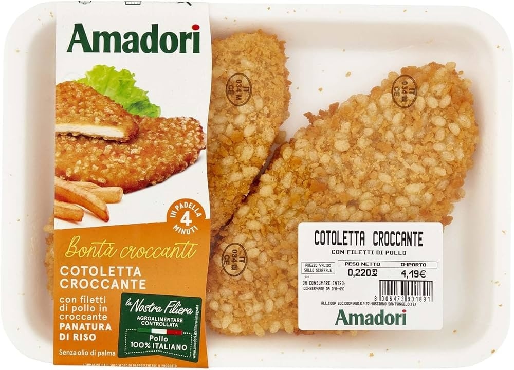 Cotoletta croccante di pollo 220 g in offerta da Lidl
